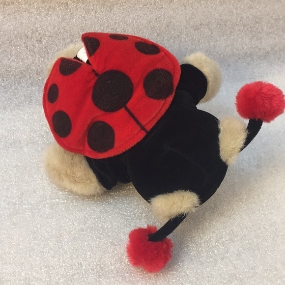 Starbucks Bearista 2001 BEAR ladybug plush. Spring garden gardening - Picture 8 of 12